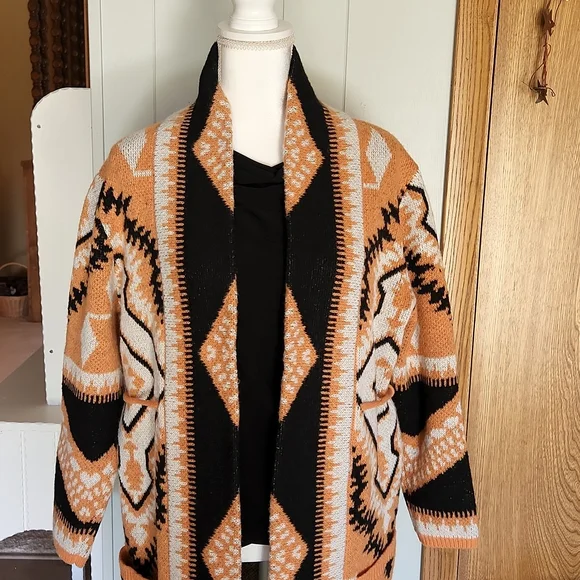 Bibi Aztec sweater Size S - Picture 4 of 11